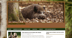 Desktop Screenshot of chasseur-d-antan.com