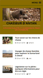 Mobile Screenshot of chasseur-d-antan.com