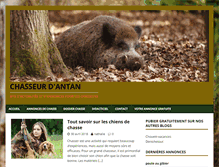 Tablet Screenshot of chasseur-d-antan.com